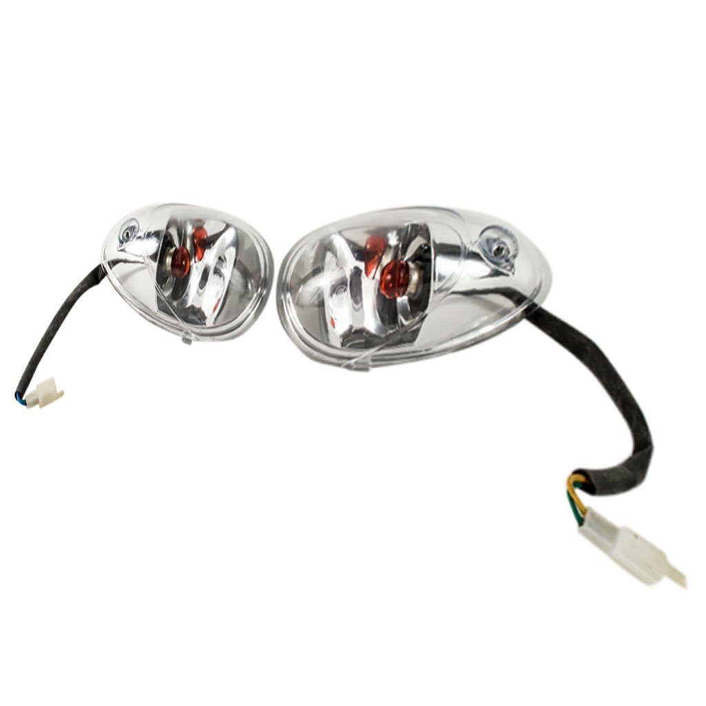 Turn Signal Light Set - Front - GY6 250cc Scooter YY250T - VMC Chinese Parts