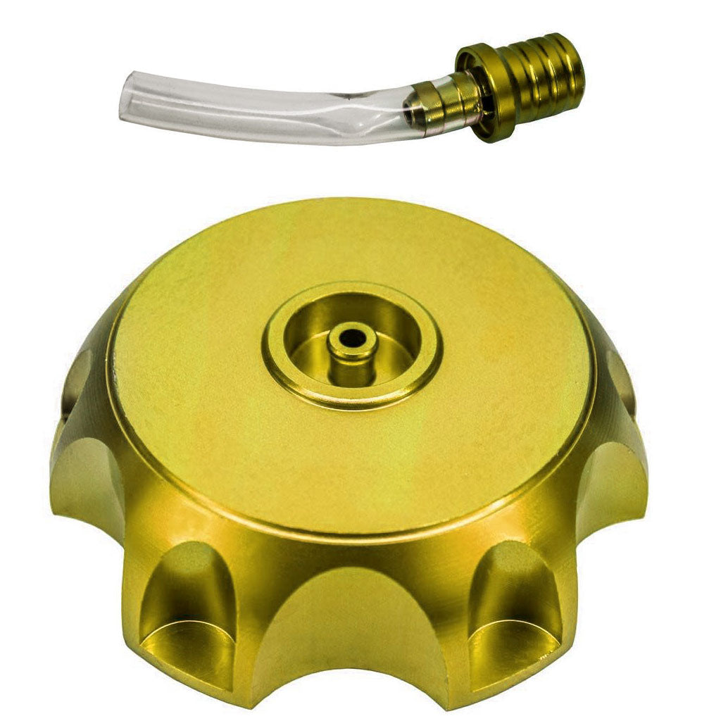 Gas Tank Cap - 50mm - Metal - GOLD - Version 70 - VMC Chinese Parts