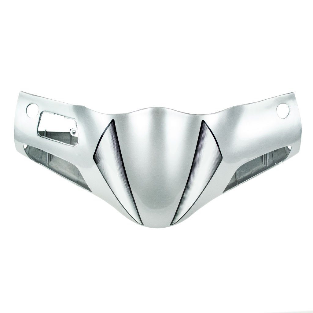 Handlebar Cover Panel for Tao Tao Scooter CY150D Lancer, 150 Racer - SILVER - VMC Chinese Parts