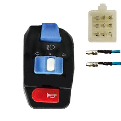 Handlebar Switch - 10 Wire - Left - Scooter Moped Version 56 - VMC Chinese Parts