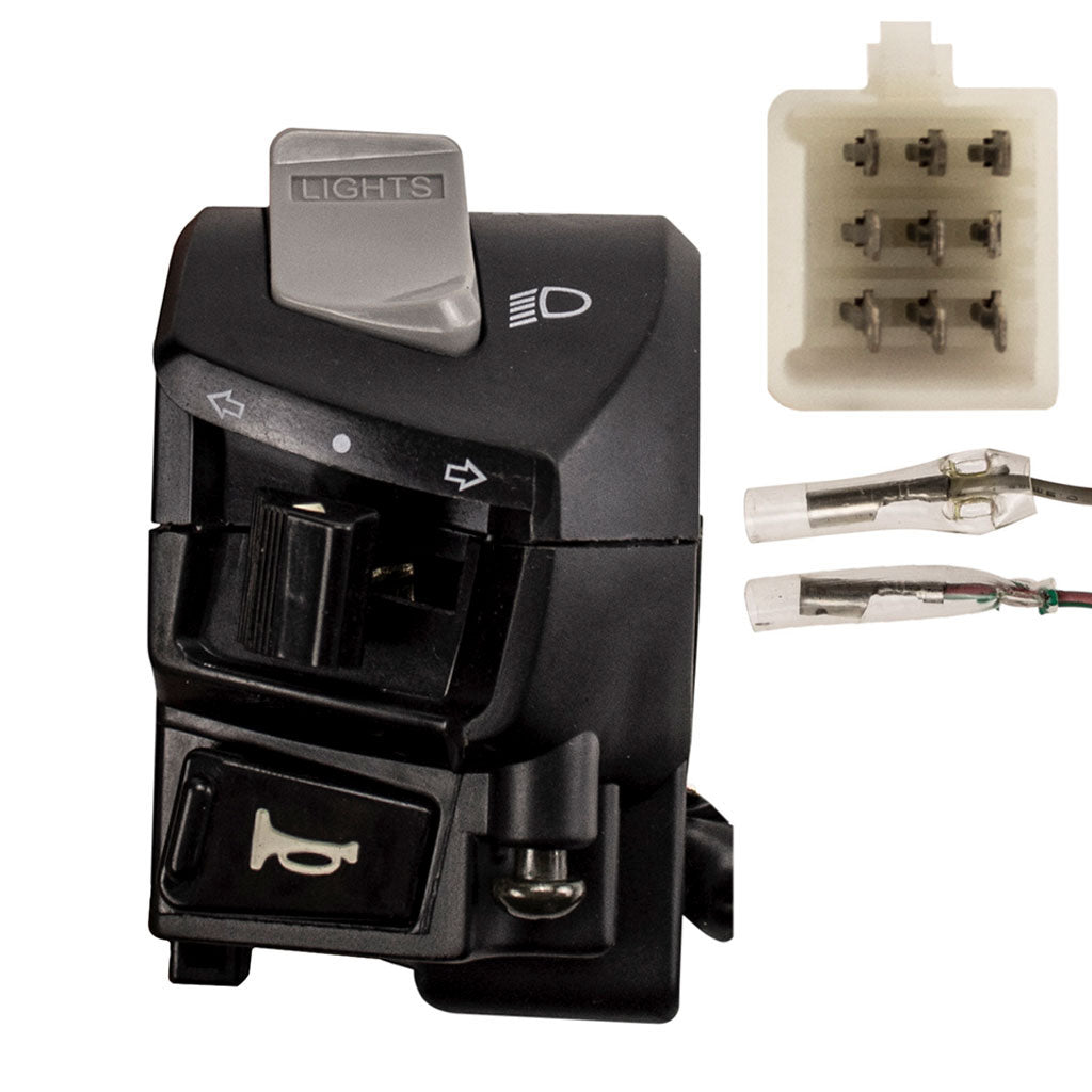 Handlebar Switch - 13 Wire - Left - Jonway YY250T Scooter - VMC Chinese Parts