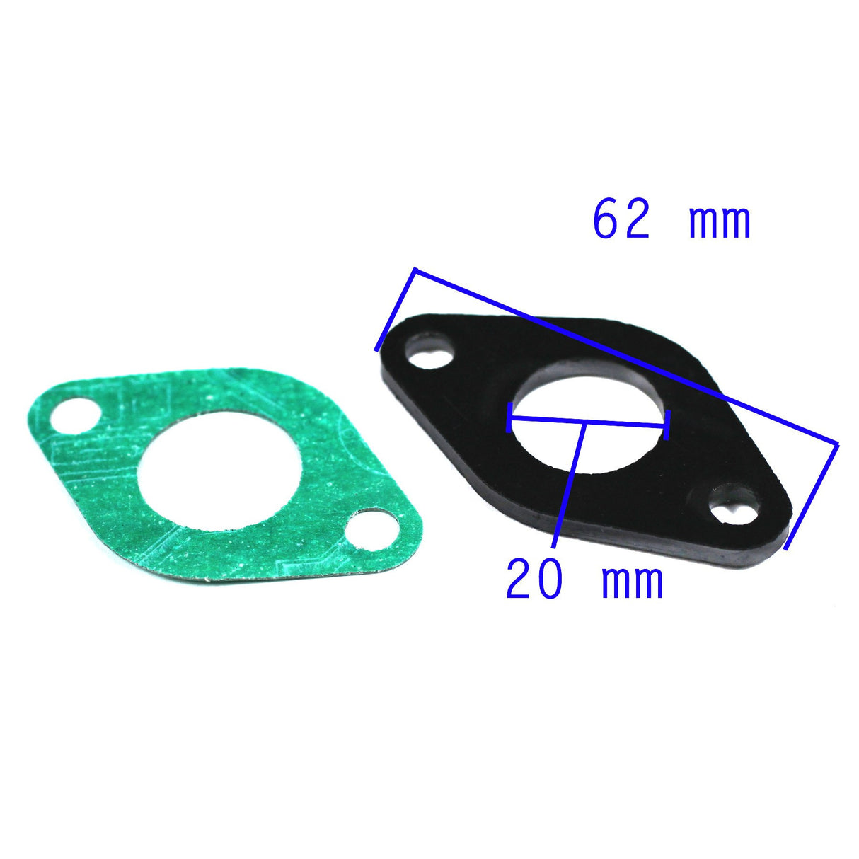 Intake Manifold Gasket for 50cc - 125cc Horizontal Engine - VMC Chinese Parts