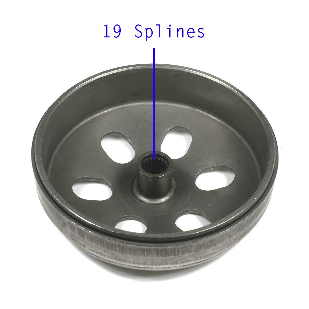 Clutch Assembly - 19 Spline - GY6 170cc 175cc 200cc Bull Raptor Targa - VMC Chinese Parts