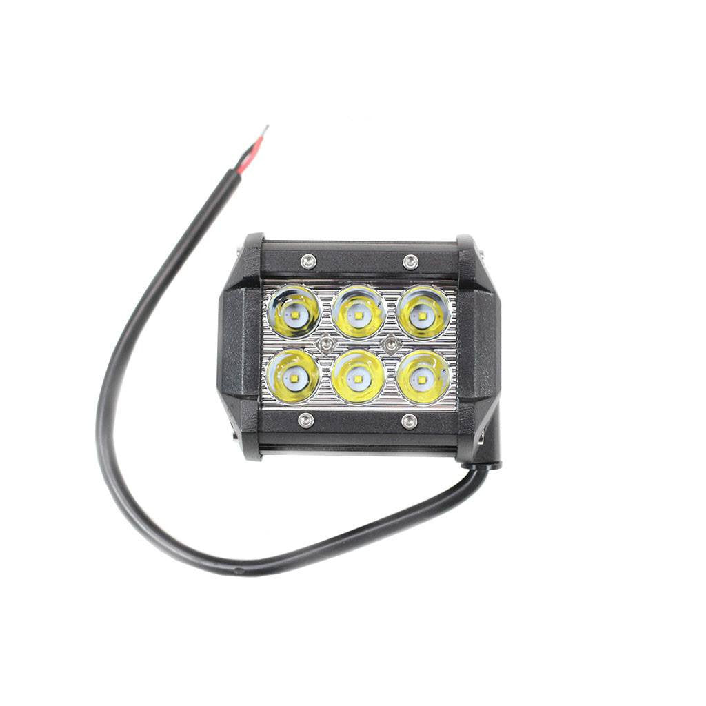Off Road ATV UTV Go-Kart Light 18 Watt CREE 6 LED Lamp 4.0 Inch - VMC Chinese Parts