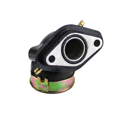Intake Manifold - 18mm - Dual Nipples - GY6 50cc Scooter  - Version 45 - VMC Chinese Parts