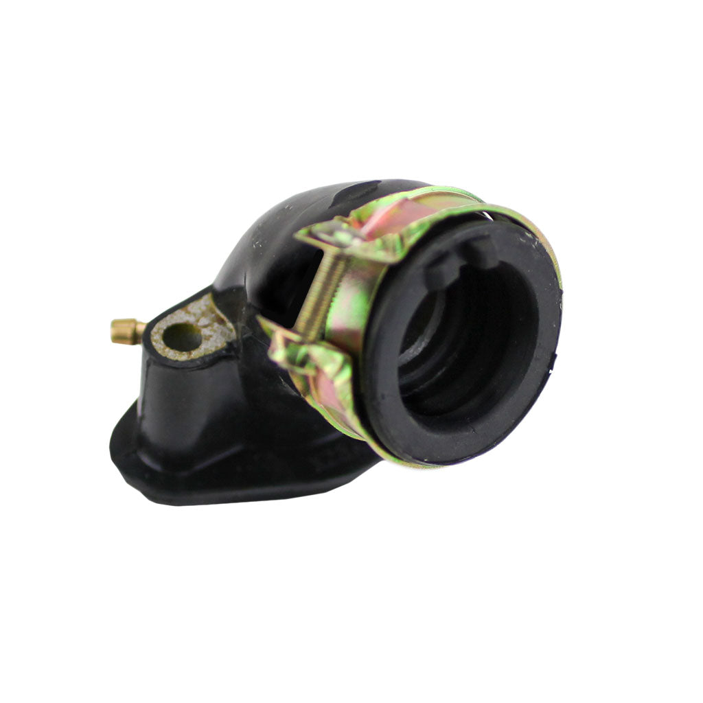 Intake Manifold - 18mm - Dual Nipples - GY6 50cc Scooter  - Version 45 - VMC Chinese Parts