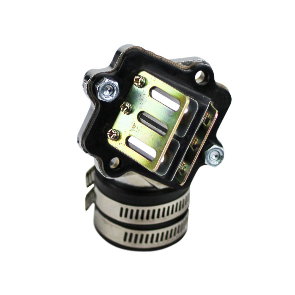 Intake Manifold with Reed Valve for 50cc 2-Stroke with Yamaha Minarelli Engine - VMC Chinese Parts
