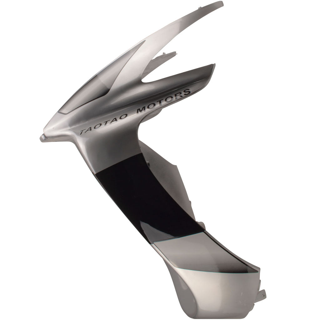 Lower Panel for Tao Tao CY150D Lancer Scooter - SIL/BLK - VMC Chinese Parts