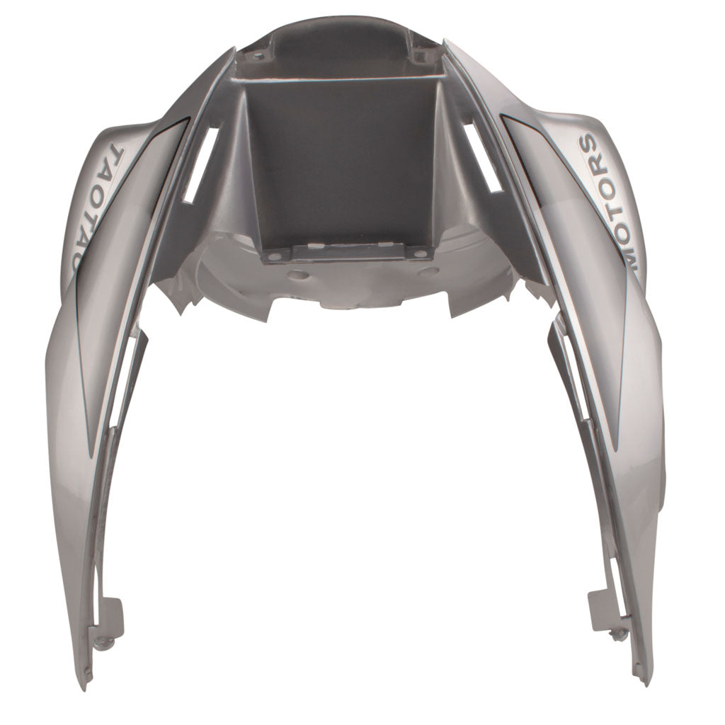 Lower Panel for Tao Tao CY150D Lancer Scooter - SIL/BLK - VMC Chinese Parts