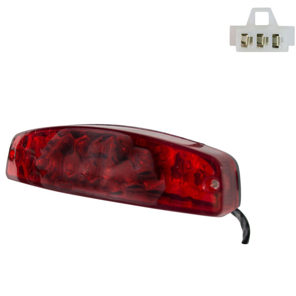 Tail Light - Universal - Red Lens - Female Plug - LED - VMC Chinese Parts