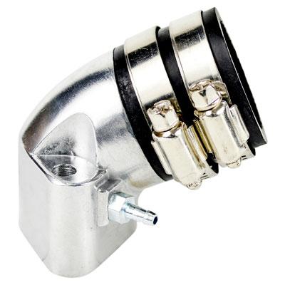 Intake Manifold - 27mm - High Performance - GY6 125cc 150cc - CHROME - VMC Chinese Parts