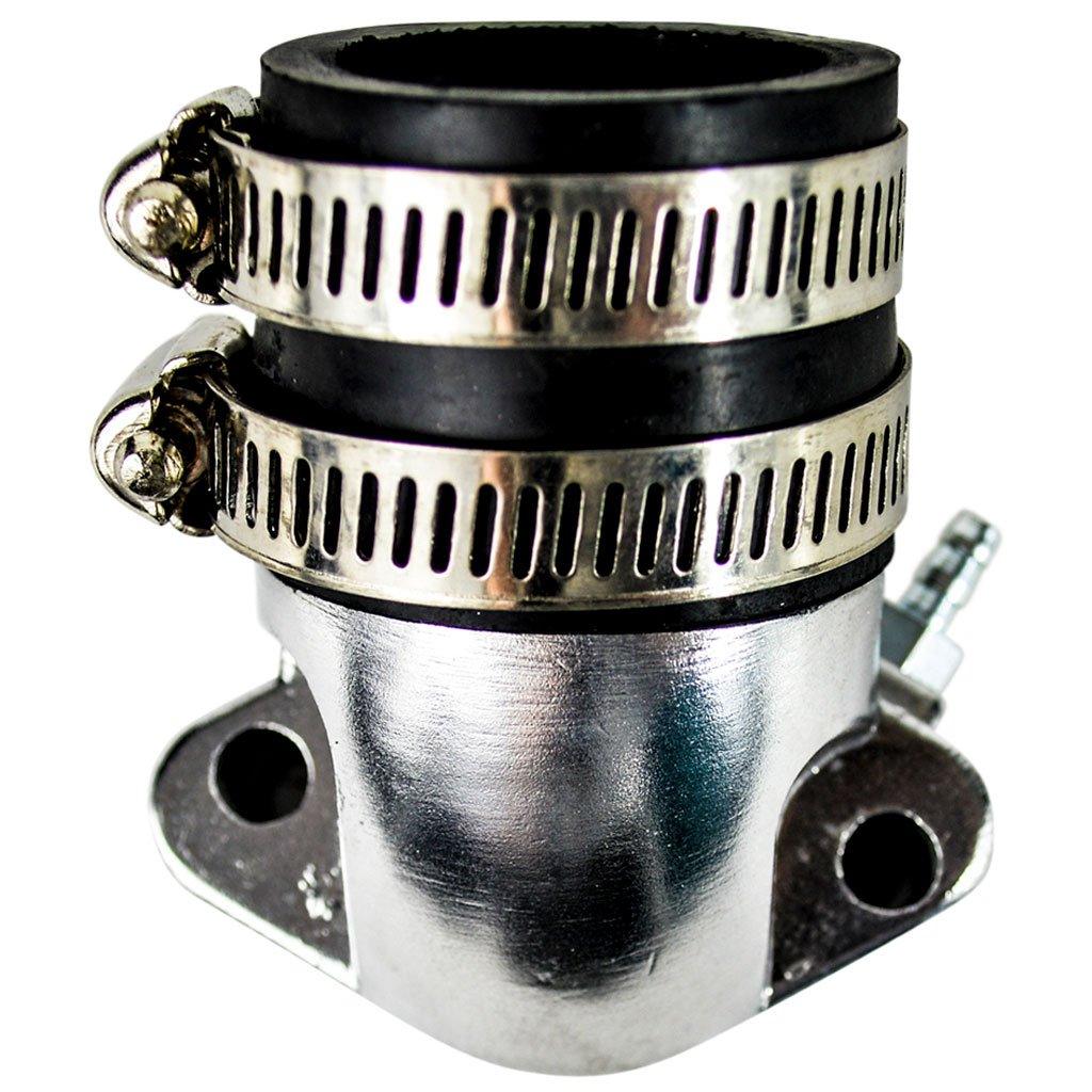 Intake Manifold - 27mm - High Performance - GY6 125cc 150cc - CHROME - VMC Chinese Parts