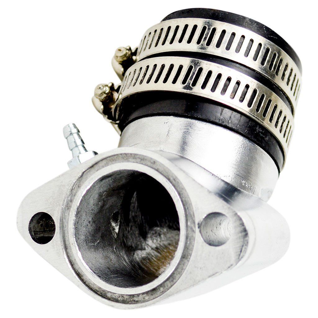 Intake Manifold - 27mm - High Performance - GY6 125cc 150cc - CHROME - VMC Chinese Parts