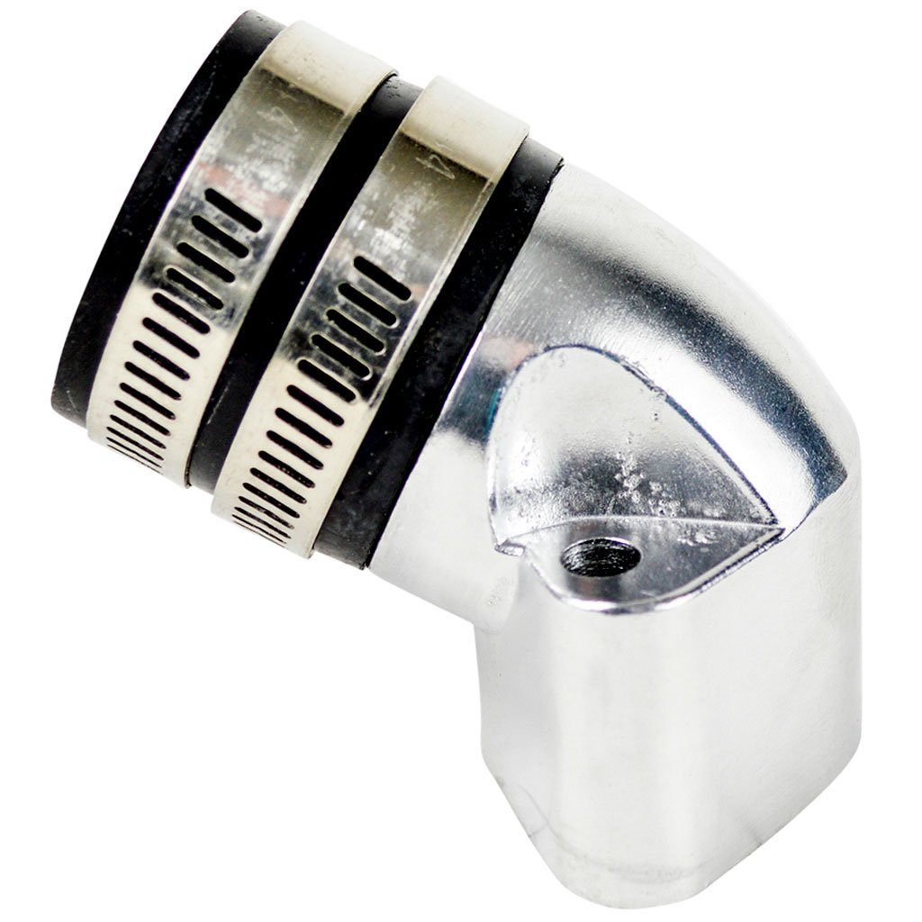 Intake Manifold - 27mm - High Performance - GY6 125cc 150cc - CHROME - VMC Chinese Parts