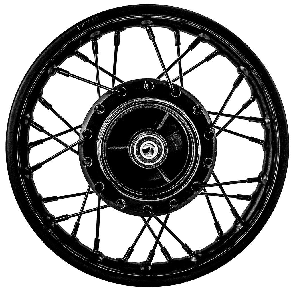 Rim Wheel - Rear - 10.0 x 1.4 Inch - 12mm ID - 28 Spokes - Tao Tao DB10 with Drum Brake - Version 1055 - VMC Chinese Parts