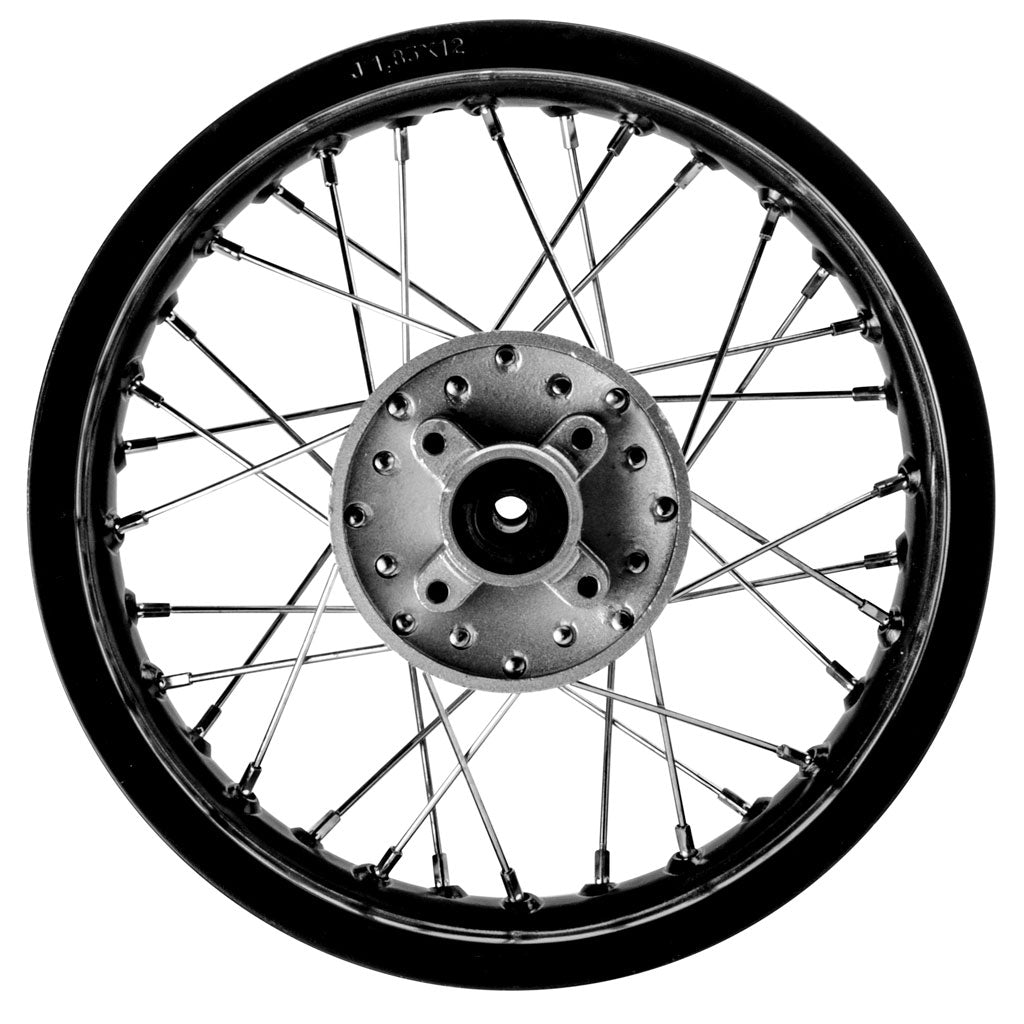 Rim Wheel - Rear - 12.0 x 1.85 Inch - 12mm ID - 32 Spoke - Dirt Bike - Version 1265 - VMC Chinese Parts