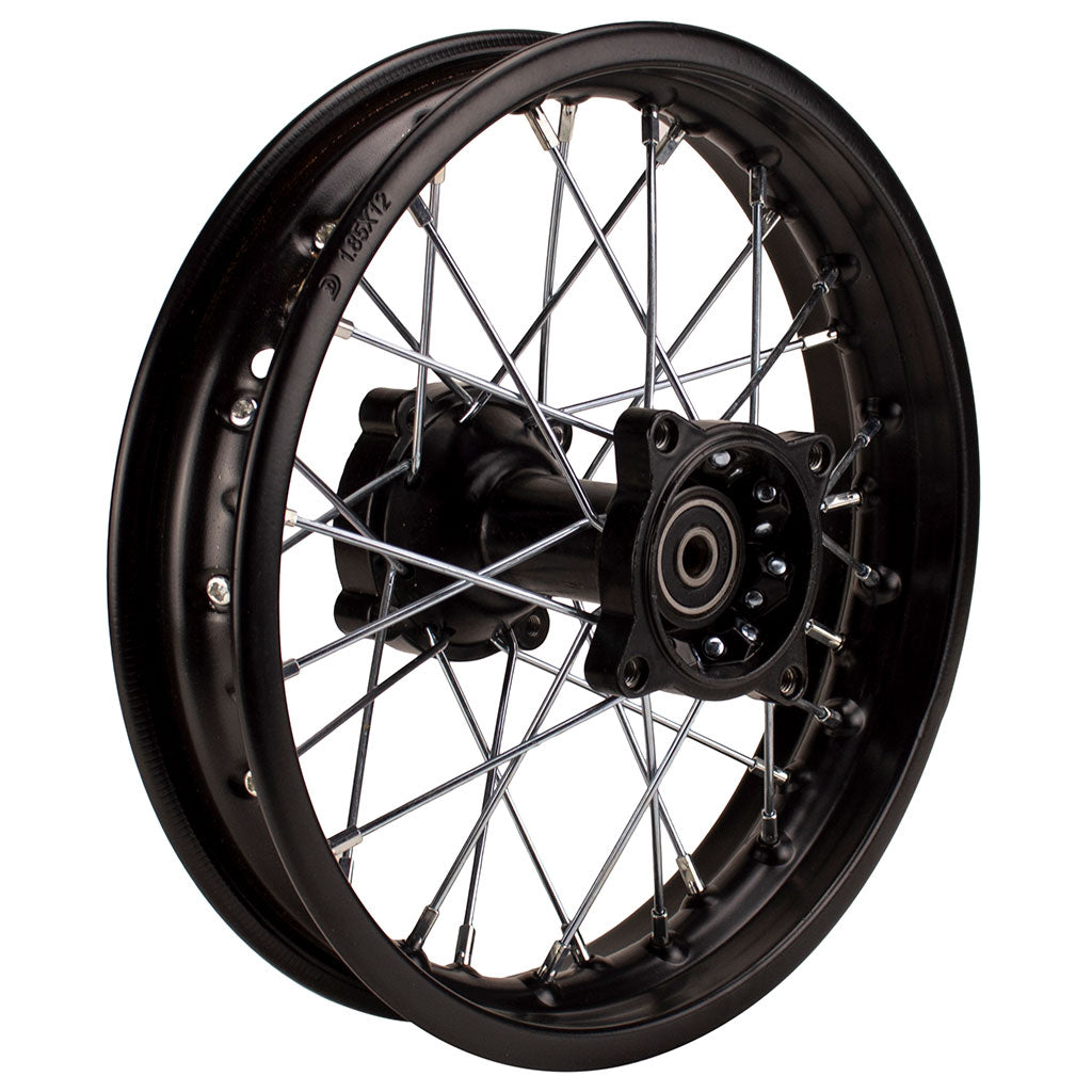 Rim Wheel - Rear - 12.0 x 1.85 Inch - 12mm ID - 32 Spoke - Dirt Bike - Version 1273 - VMC Chinese Parts