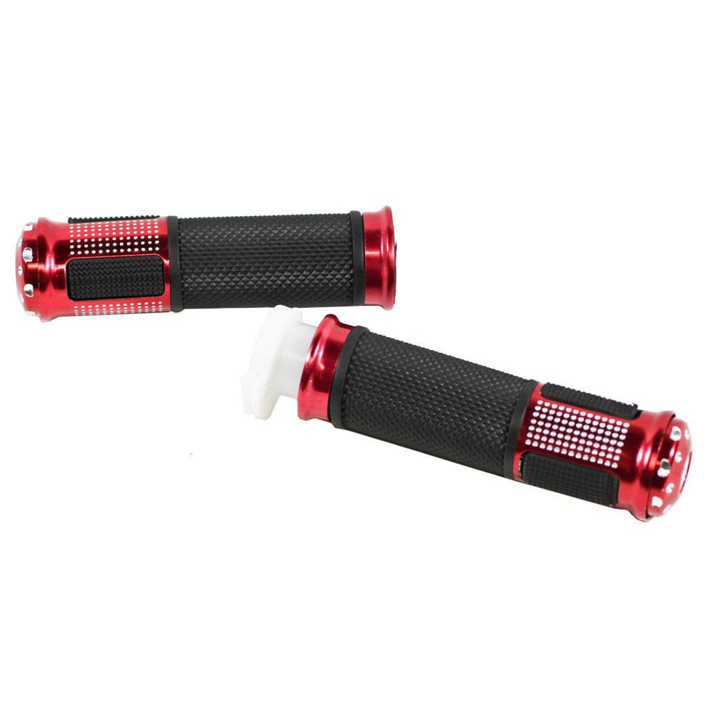 Handlebar Throttle Grips - Red - VMC Chinese Parts