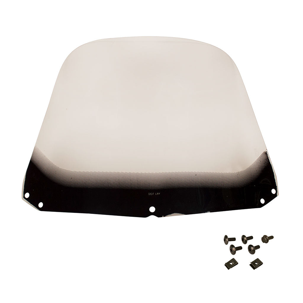 Universal Scooter Windshield 13.75 Inches H x 19.75 Inches W - VMC Chinese Parts