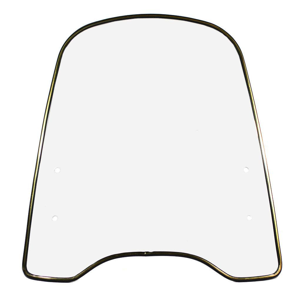 Universal Scooter Windshield 18.0 Inches H x 16.5 Inches W - VMC Chinese Parts