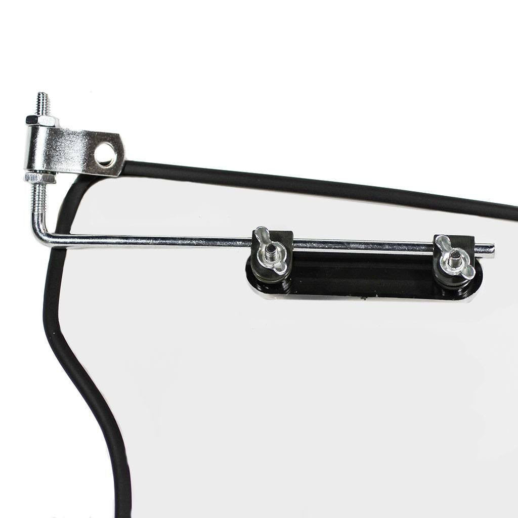 Universal Scooter Windshield 18.0 Inches H x 16.5 Inches W - VMC Chinese Parts