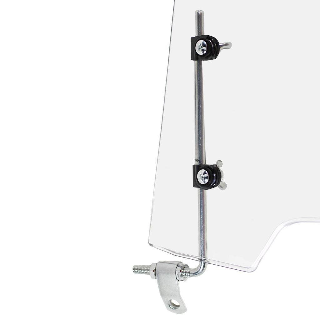 Universal Scooter Windshield 19.0 Inches H x 18.0 Inches W - VMC Chinese Parts