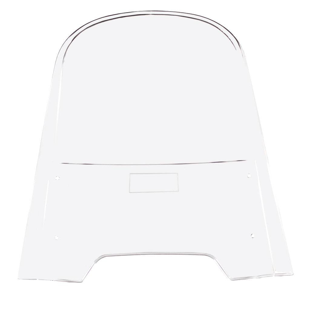 Universal Scooter Windshield 19.0 Inches H x 18.0 Inches W - VMC Chinese Parts