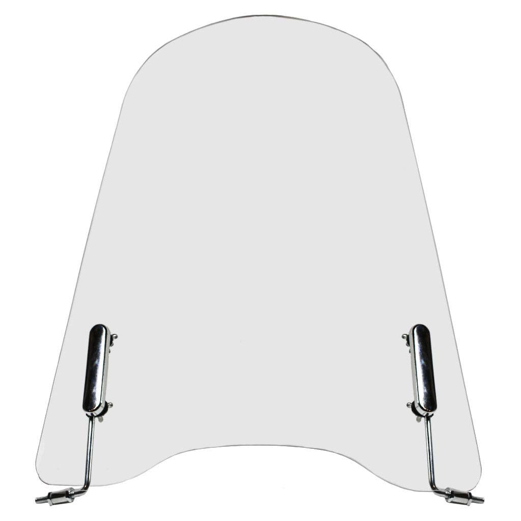 Universal Scooter Windshield 23.0 Inches H x 18.0 Inches W - VMC Chinese Parts