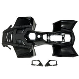 Body Fender Kit - 6 Piece - Black - Apollo Commander 125 ATV