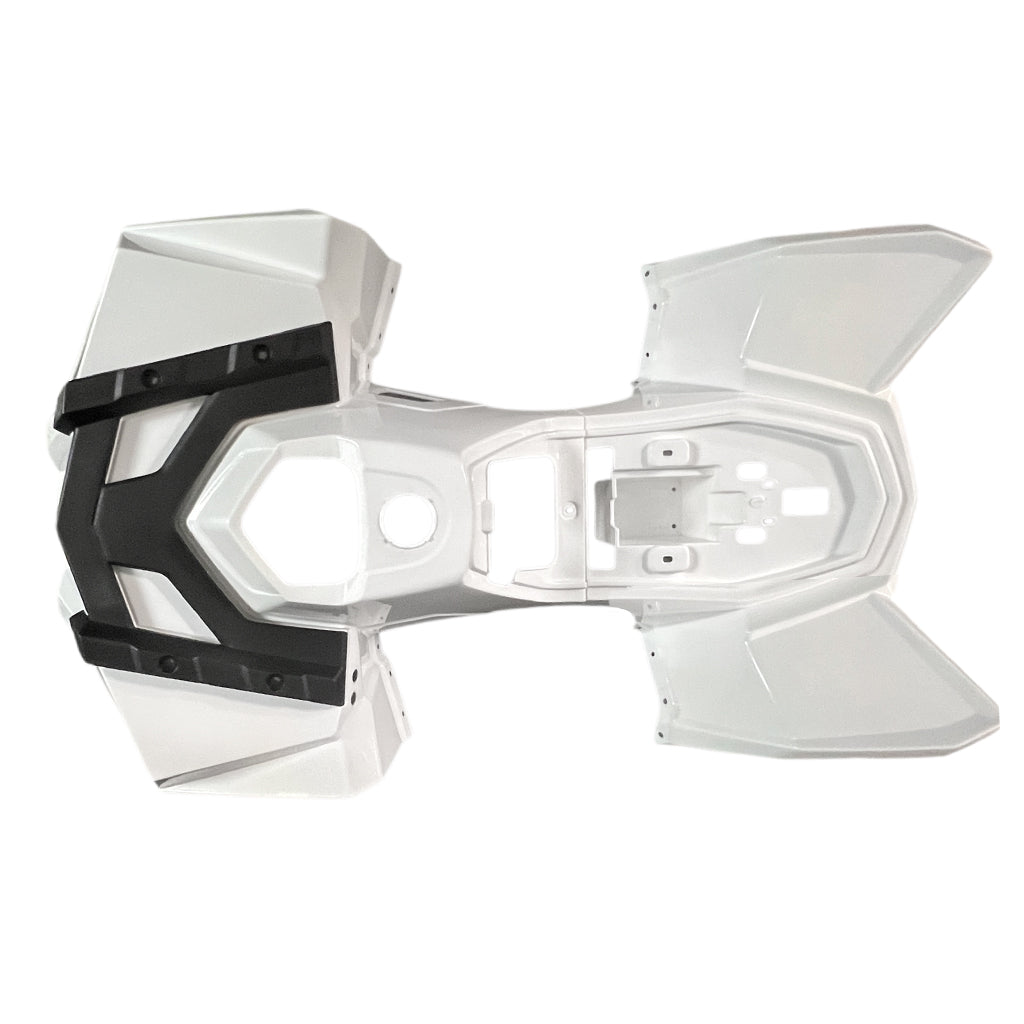 パーツ animogi Body Fender Kit - 3 Piece - White - Apollo Mini Commander 110 ATV