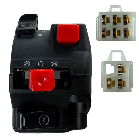 Handlebar Switch - 9 Wire - Left - ATV - Version 134 - VMC Chinese Parts