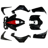 Body Fender Kit - 10 Piece - Black - Apollo Blazer 9 ATV