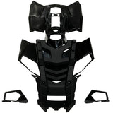 Body Fender Kit - 6 Piece - Black - Apollo Commander 125 ATV