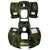 ATV Body Fender Kit - 1 Piece - Green Army Camo - ATA110D, ATA125D, TFORCE - VMC Chinese Parts