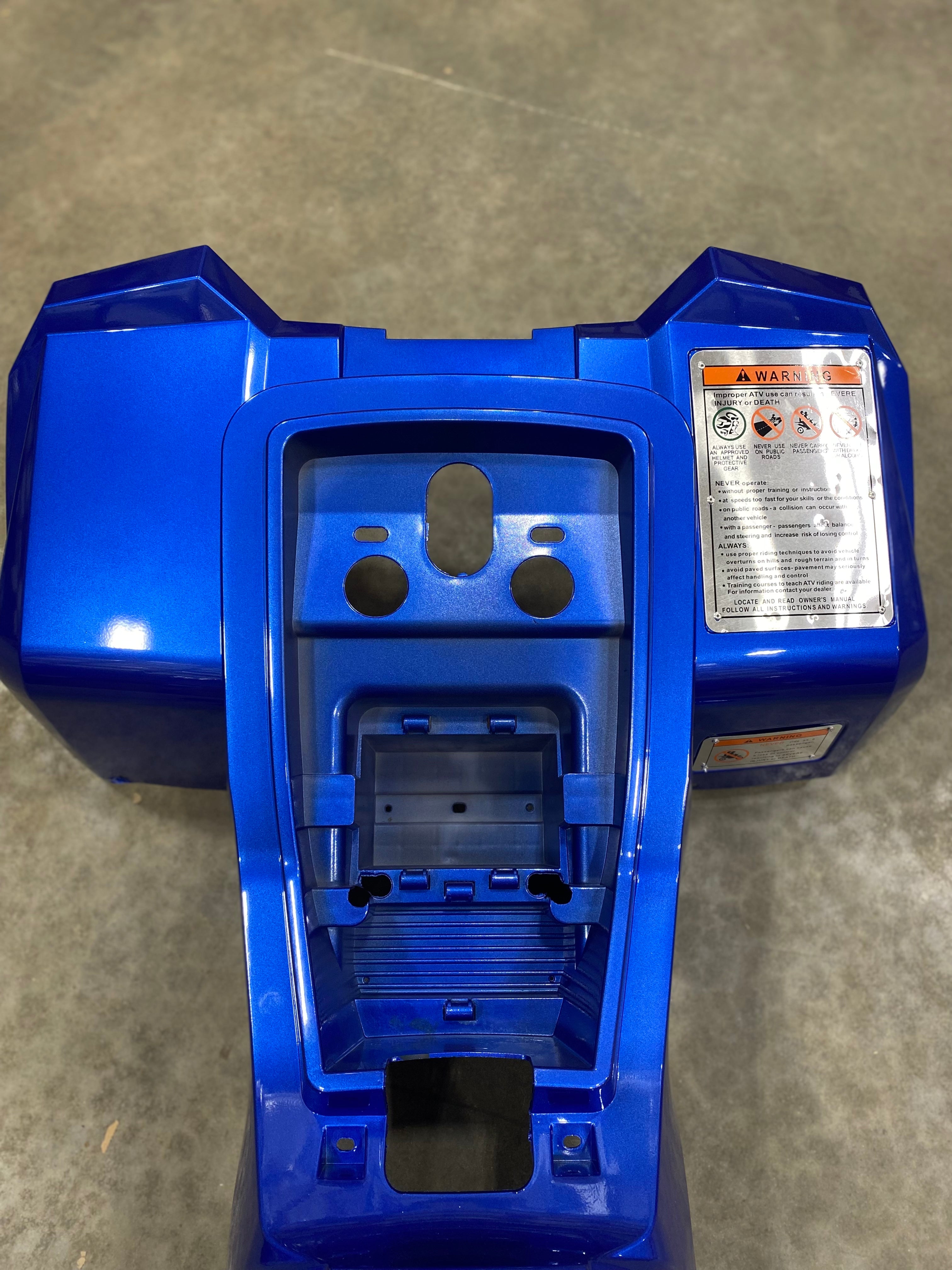 ATV Body Fender Kit - 1 Piece - Blue - Rival Mudhawk 6, AT110