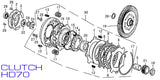 Clutch - HD70 70cc - Kayo Fox 70 ATV - VMC Chinese Parts