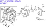 Cylinder Head O-Ring - HD70 70cc - Kayo Fox 70 ATV - VMC Chinese Parts