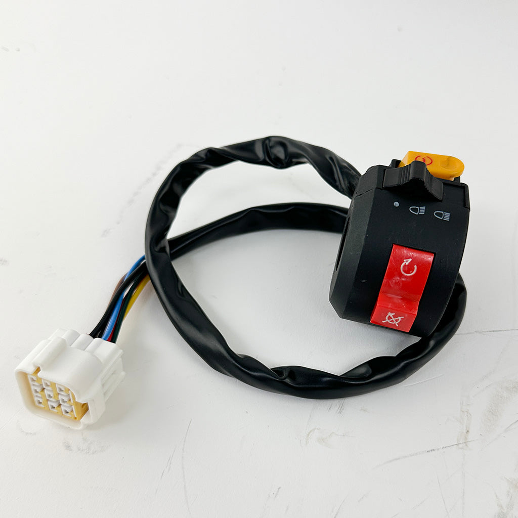 Handlebar Switch - 7 Wire - Left - Dirt Bike - Apollo Thunder 250 w/ Headlight