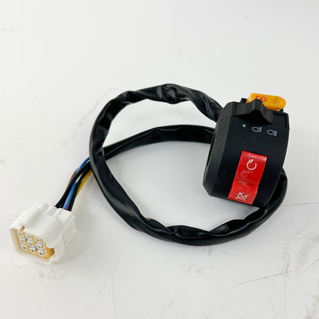 Handlebar Switch - 7 Wire - Left - Dirt Bike - Apollo Thunder 250 w/ Headlight - VMC Chinese Parts