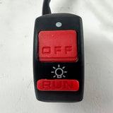 Headlight Switch for Dirt Bikes - 2-Wire Male Connector - Apollo X14, X15, X16, X18 - VMC Chinese Parts