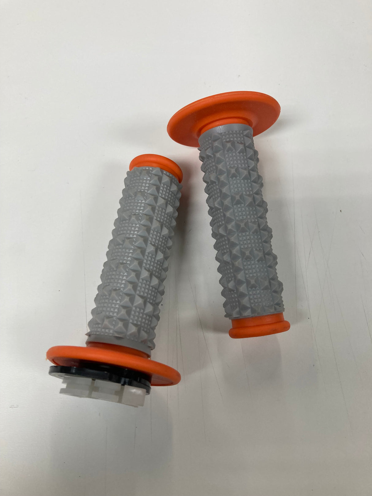 Handlebar Throttle Grips - ORANGE - Denago MX1 Dirt Bike
