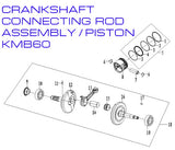 Piston Pin - Zongshen ZL60 - Kayo KMB60 Dirt Bike - VMC Chinese Parts