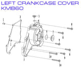 Stator Cover Cap Set - Zongshen ZL60 - Kayo KMB60 Dirt Bike - VMC Chinese Parts