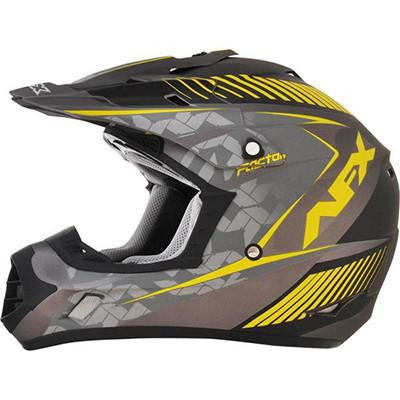 AFX FX17 Factor Helmet - Medium - Frost Gray Yellow [0110-4495]