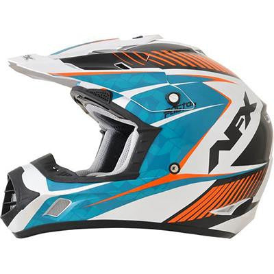 AFX FX17 Complex Helmet - Medium - Blue Orange [0110-4548]