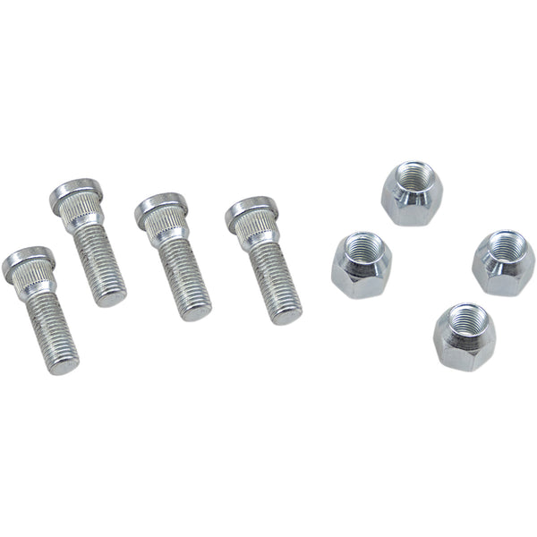 Moose Racing Wheel Lug Stud Bolt Nut Kit - 12mm - 43 Spline - [0213-0777] - VMC Chinese Parts