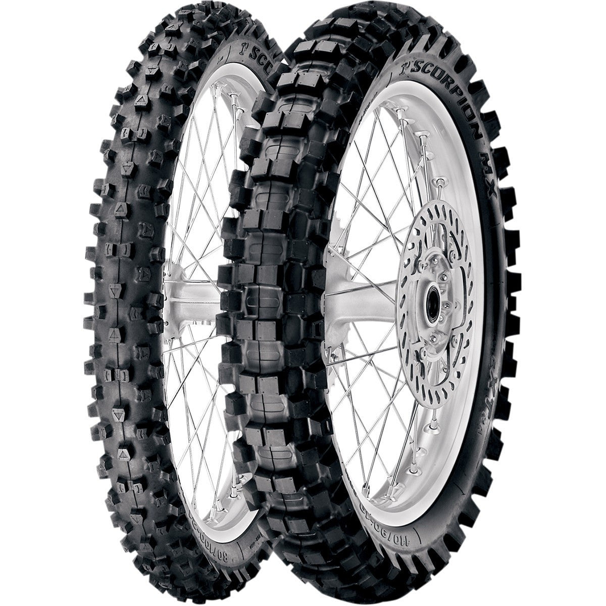 80/100-12 Pirelli Scorpion MX Extra-X Off Road DM1156 Tire (0313