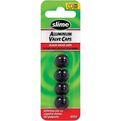 Slime Black Valve Stem Caps - 4 Pack - [0361-0072] - VMC Chinese Parts