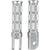 Emgo Anodized Aluminum Foot Pegs - Silver - [50-11211] - VMC Chinese Parts