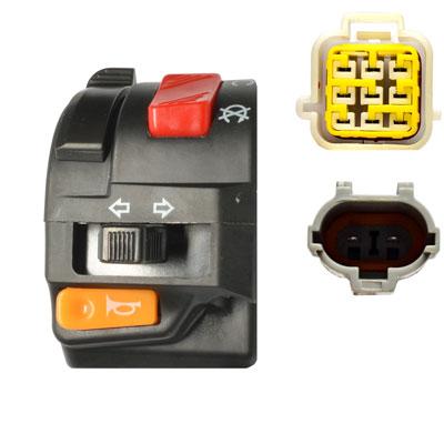 Handlebar Switch - 12 Wire - Left - Buyang ATV - Version 92 - VMC Chinese Parts